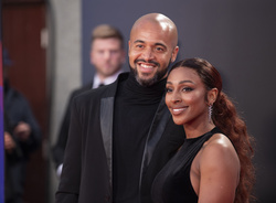 Darren Randolph and Alexandra Burke