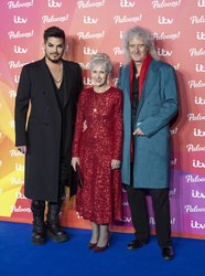 Adam Lambert, Anita Dobson and Brian May