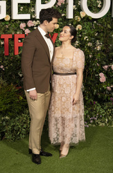 Luke Newton and Louise Davies