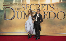 Hannah Redmayne and Eddie Redmayne