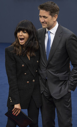 Claudia Winkleman and Kris Thykier