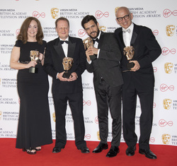 Amanda Wilkie, Clive Mattock, Shoaib Sharifi and Phil Grabsky