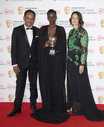 Peter de Jersey, Sheila Atim and Adele Romanski