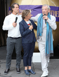 John Bishop, Mel Giedroyc and Ian McKellen