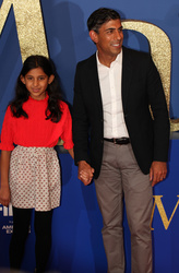 Rishi Sunak and  Anoushka Sunak