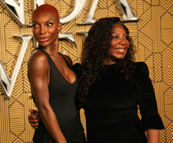 Michaela Coel and Kwenua Osborne
