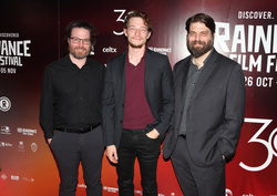Meredith Bragg, Mike Faist and Austin Bragg