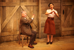 George Takei and  Aynrand Ferrer