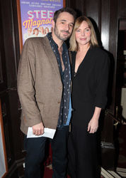 Oliver Farnworth and Samantha Womack