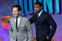 Paul Rudd and Jonathan Majors