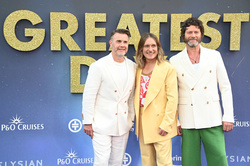 Gary Barlow, Mark Owen and Howard Donald