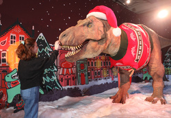 Christmas T-Rex