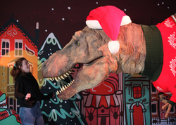 Christmas T-Rex