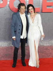 Ronnie Wood and Sally Wood