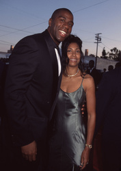  Magic Johnson and  Cookie Johnson