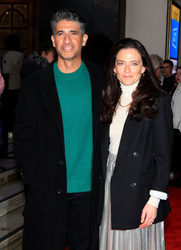 Raza Jaffrey and Lara Pulver 