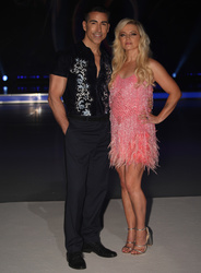 Andy Buchanan and Hannah Spearritt  