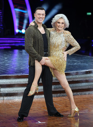Angela Rippon and Kai Widdrington
