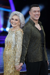 Angela Rippon and Kai Widdrington