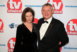 Phillippa Braithwaite and Martin Clunes 
