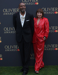 Lenny Henry and Lisa Makin 