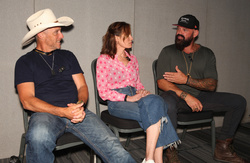 Brendon Wayne, Emily Swallow  and Tait Fletcher 