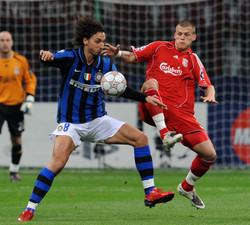 Zlatan Ibrahimovic and Martin áSkrtel